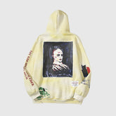 Sudadera con capucha y estampado de grafiti Hyakki